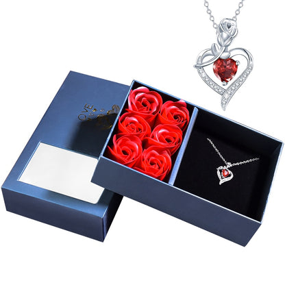 Ruby Heart - Rose Box